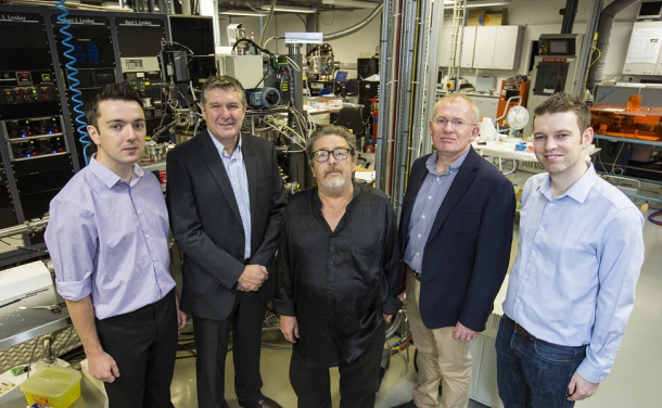 Left to right Breandan Hill, Bob Pollard (CEO), John Nelson, Robert Bowman and Antony Murphy.   Robert and John are the founders of the company.